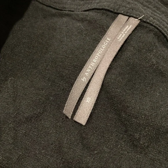 Anthropologie Elegant Black Puff Sleeve Top - Picture 5 of 5